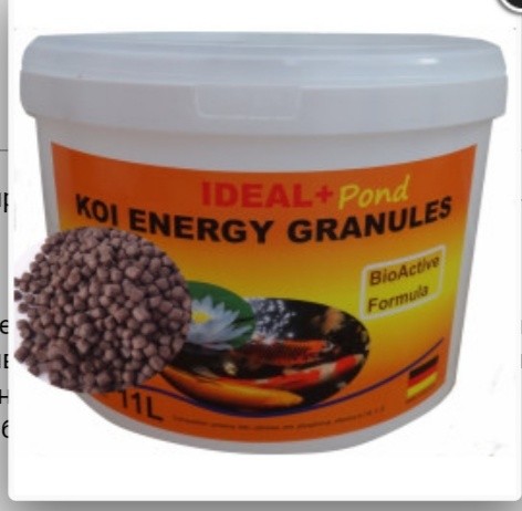Корм для рыбы в пруду IDEAL+ POND KOI ENERGY GRANULES 11L