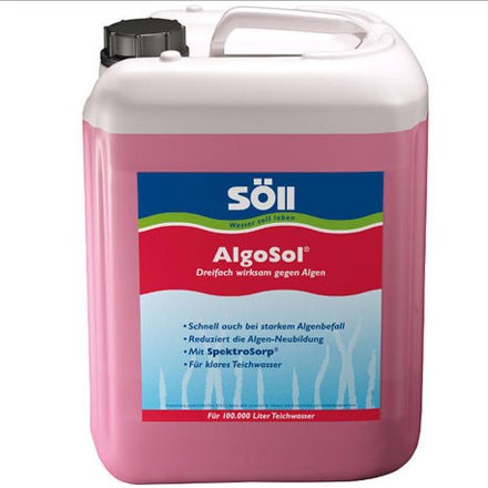 Средство против водорослей Soll AlgoSol 10L. на 200.000 л. воды