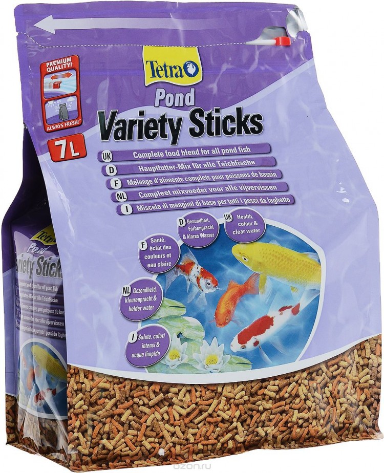 Корм для прудовой рыбы Tetra Pond Variety Sticks 7L