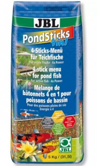 Корм для всех прудовых видов рыб JBL Pond Sticks 4in1 (31,5L)