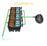 Проточный фильтр с насосом Pondtech Bio System 3 (150 м3)