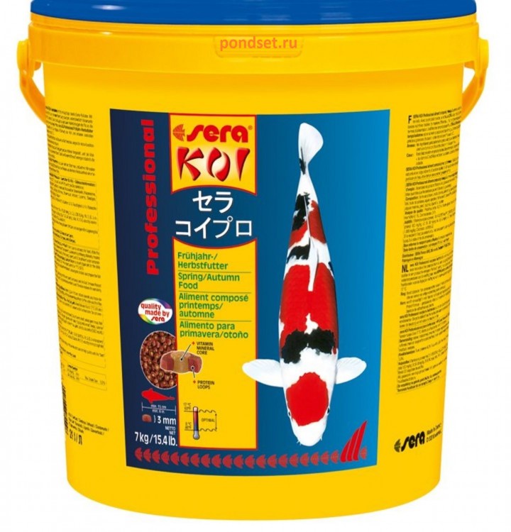 Корм для рыб SERA KOI Professional 7кг 20L
