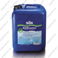 Живые бактерии для быстрого запуска пруда Soll BioBooster 10L.