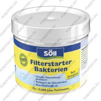 Живые бактерии для запуска фильтра Soll FilterStarterBakterien 1000g.