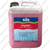 Препарат для борьбы с водорослями в пруду Soll AlgoSol 10L.